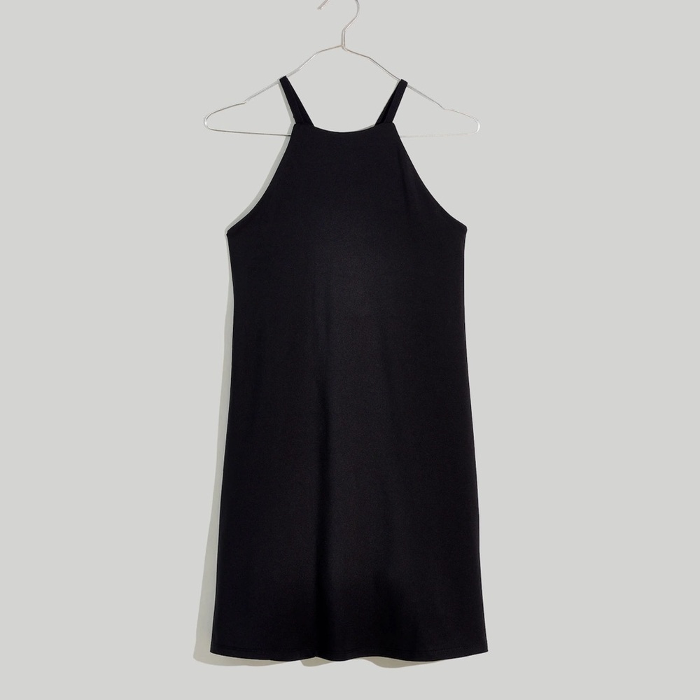 Madewell MWL Flex Fitness Dress XS Black Built In Shorts Athletic Exercise Ten - Picture 2 of 9